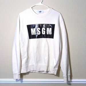 MSGM Boxed Logo Sweatshirt